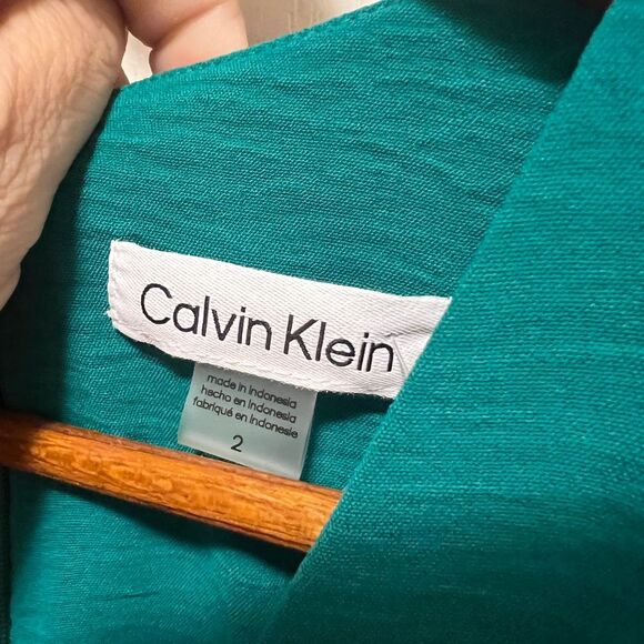 Calvin Klein Green/ Teal jumpsuit - Picture 3 of 8